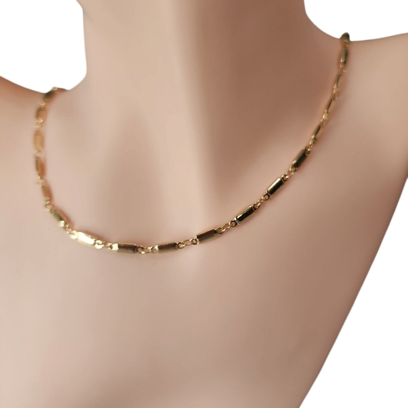 Set Of 3 Gold Stacking Necklaces 16 In. - Picture 5 of 5